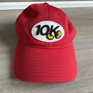 Run Disney Parks 10K Marathon Mickey Mouse Red Baseball Cap Hat‎
